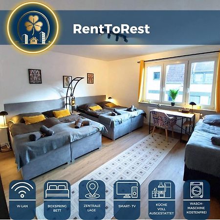 Rtr Essen - Fuer Bis Zu 8 Personen - Voll Ausgestattet - Zentral Limbecker Platz - Messe - Uniklinikum - Smart Tv - Modern Lägenhet Exteriör bild