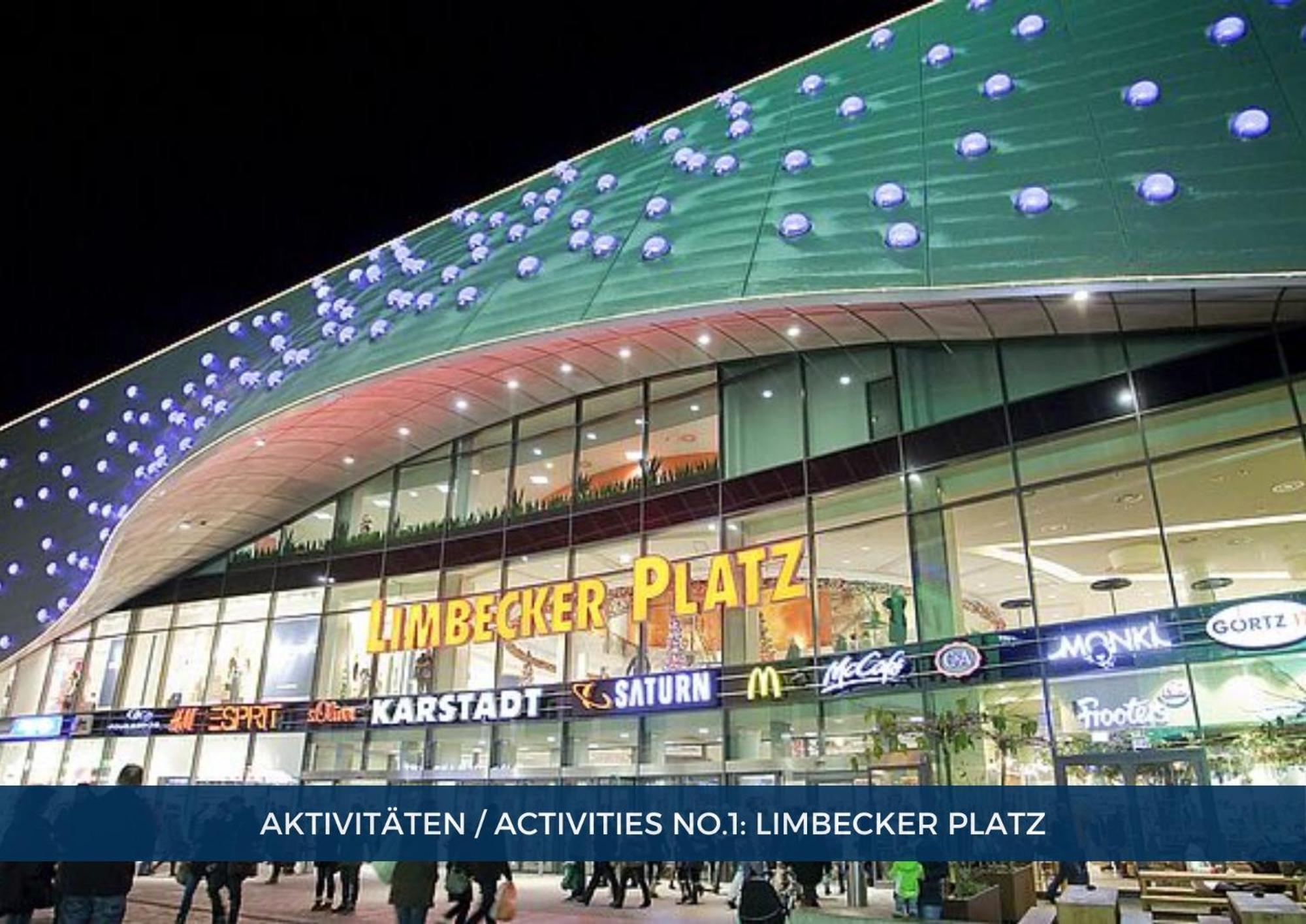 Rtr Essen - Fuer Bis Zu 8 Personen - Voll Ausgestattet - Zentral Limbecker Platz - Messe - Uniklinikum - Smart Tv - Modern Lägenhet Exteriör bild